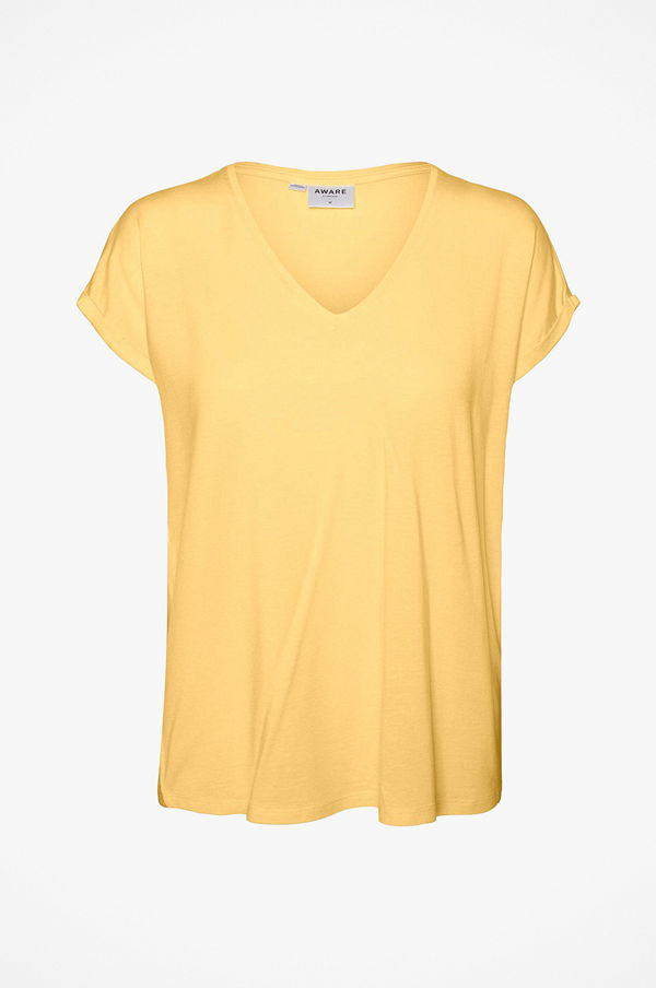 Vero Moda Topp vmAva SS V-neck Tee Vma Color