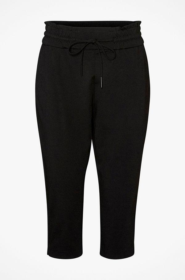 Vero Moda Byxor vmEva MR Loose Slit Ruffle Knicker Color svarta