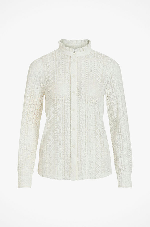 Vila Spetsblus viJenna L/S Lace Shirt