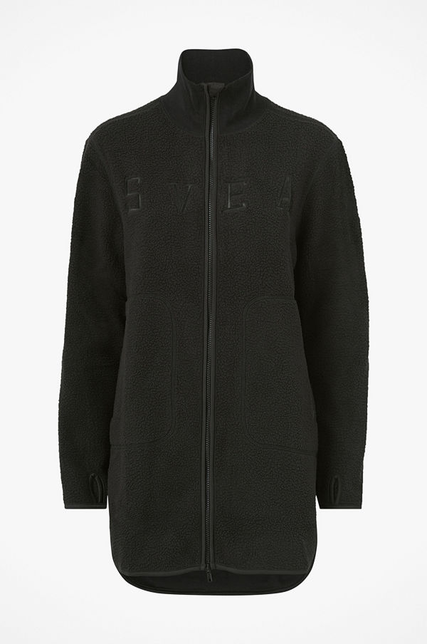 Svea Cardigan W Long Pile Zip Sweat Tr jor Online Modegallerian