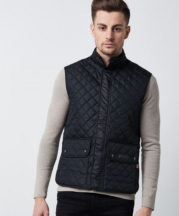 Belstaff Waistcoat Quilt 9000 Black