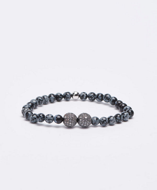 Von Lukacs Helsinki Snowflake Obsidian Snowflake