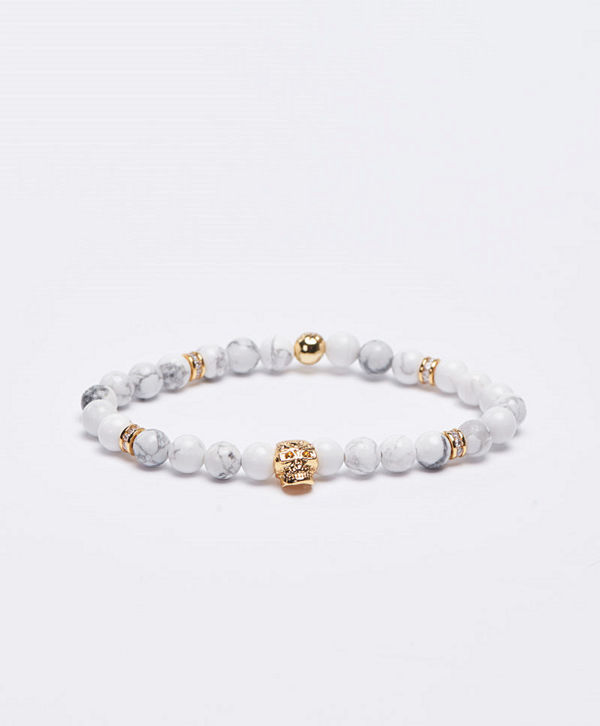 Von Lukacs Emperor White Howlite 6mm White