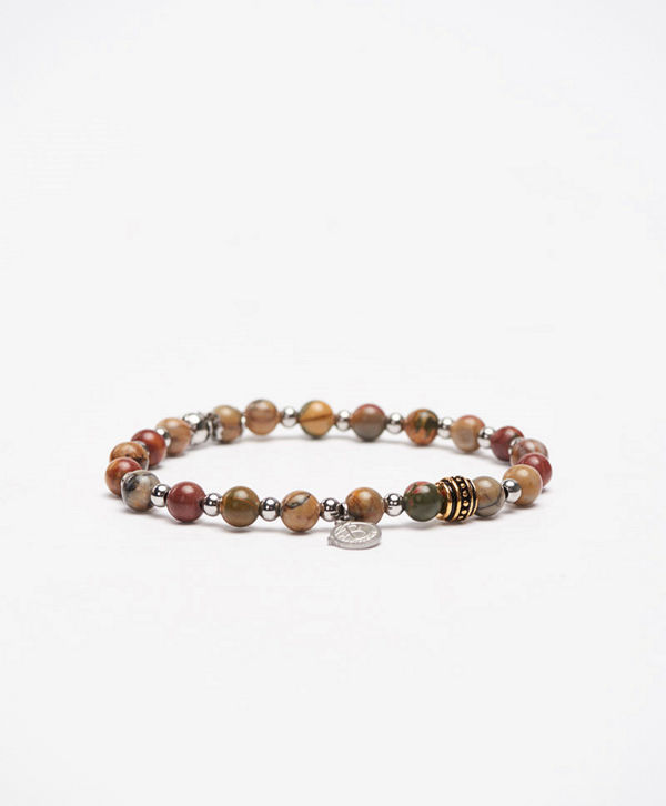 by Billgren Bracelet 8116 Red/Green/Steel