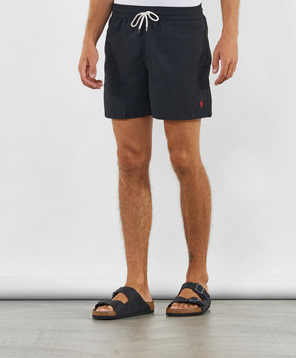 Polo Ralph Lauren Traveler Swim Polo Black