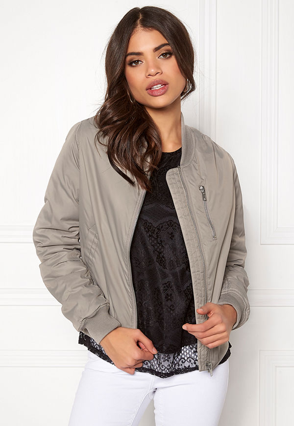 Rut & Circle omönstrad bomberjacka Kate Front Zip Jacket