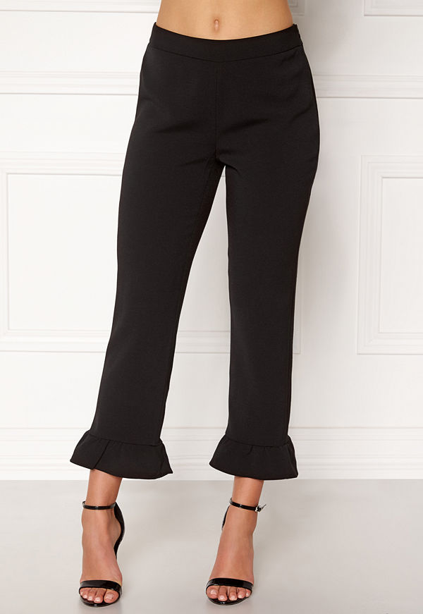 Object svarta byxor Camille Ruffle Pants