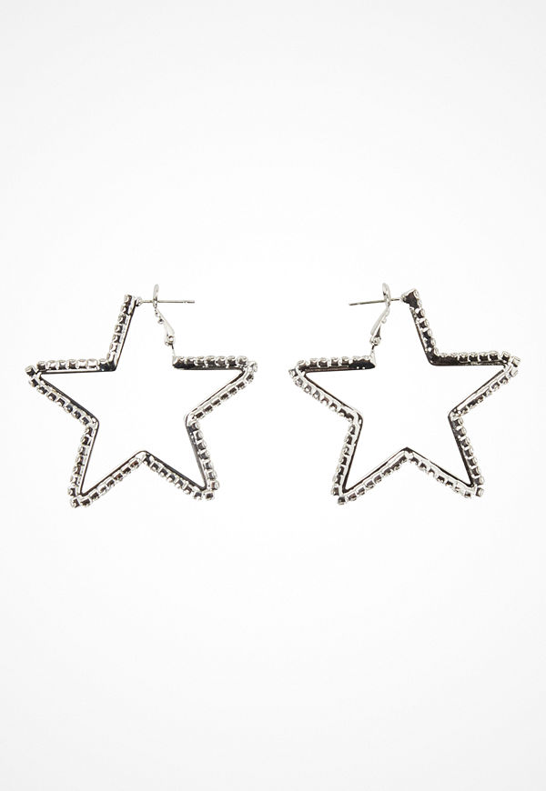 Love Rocks örhängen Star Cut Out Earrings