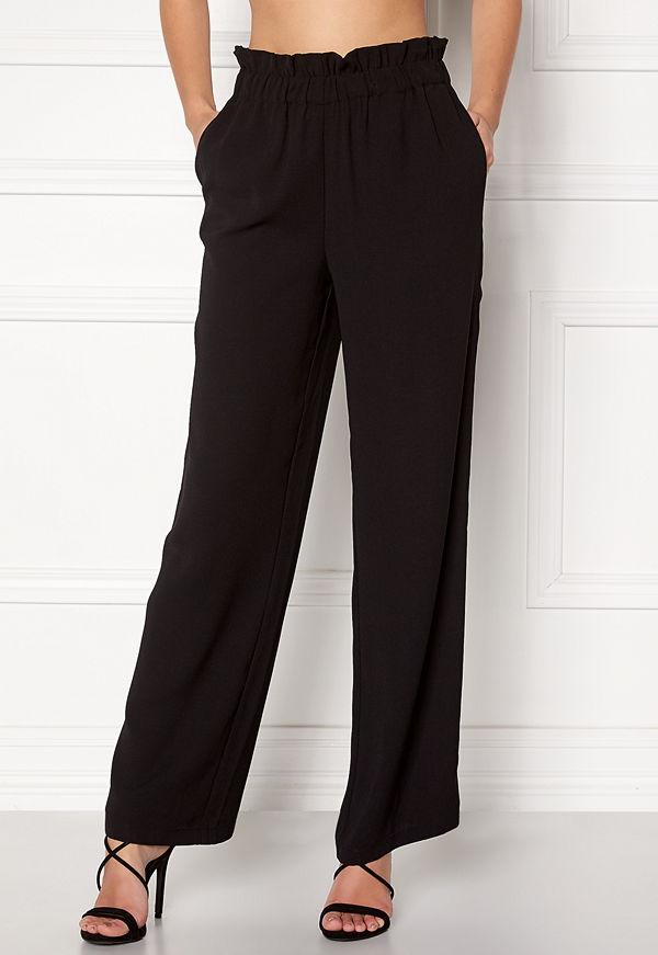 Pieces svarta byxor Isla HW Pant