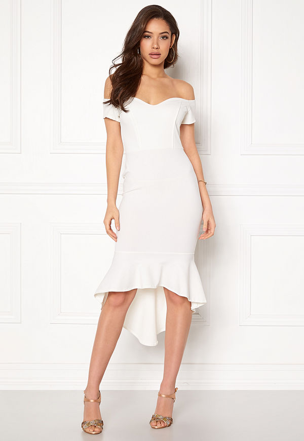 John Zack Off Shoulder High Dress