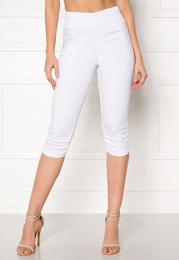 Happy Holly Becky capri jeggings White