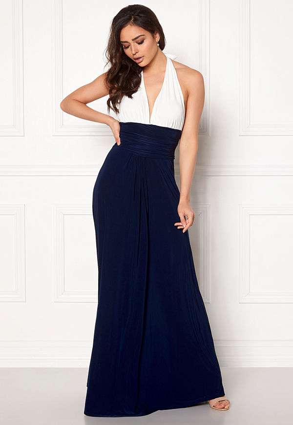 Goddiva Resort Halter Neck Maxi Dress
