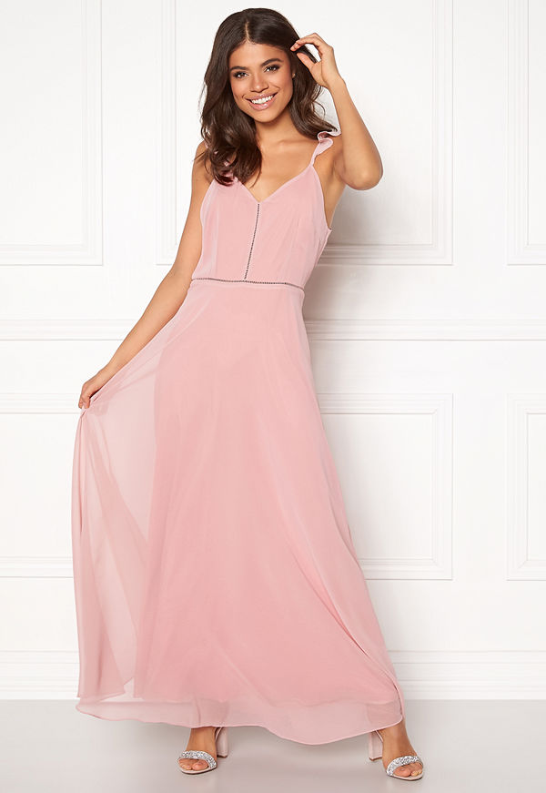 Angeleye Frill Shoulder Maxi Dress