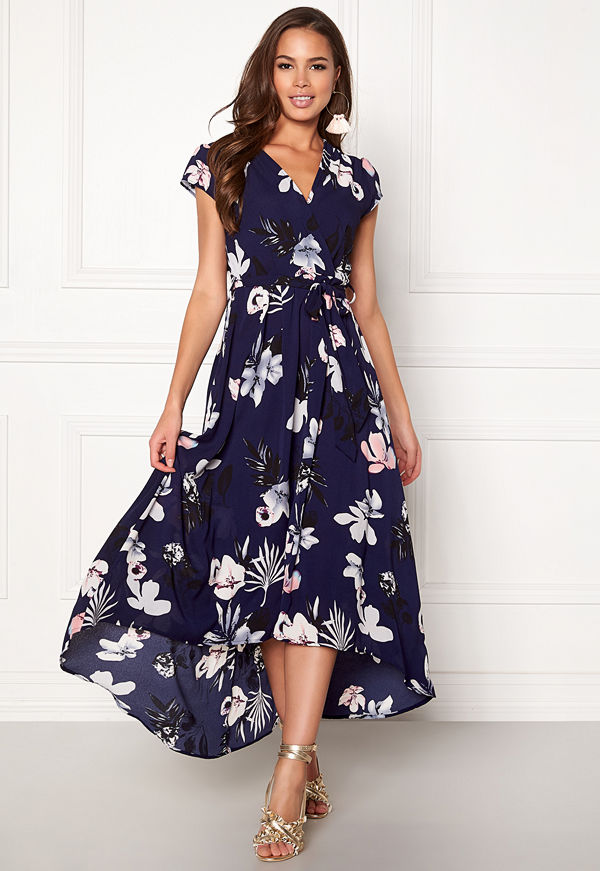 Ax Paris Floral Cap Sleeve Dress