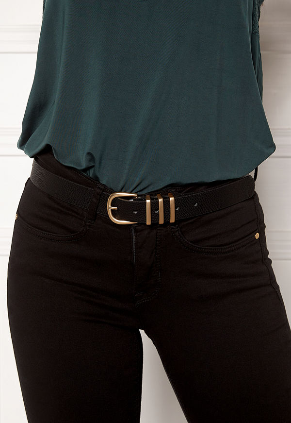 Pieces Lea Jeans Belt Black/Gold