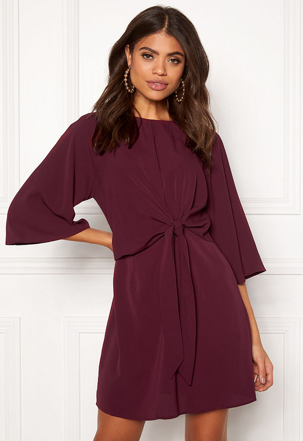 Ax Paris Tie Waist Mini Dress