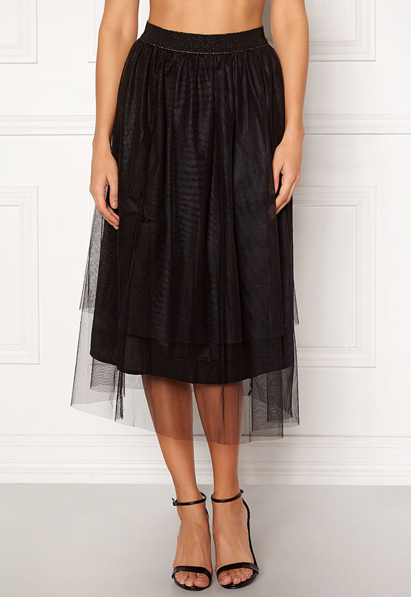 co’couture Glitter Mesh Skirt