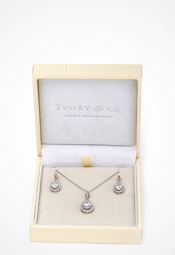 Ivory & Co halsband Belmont Pendant Set