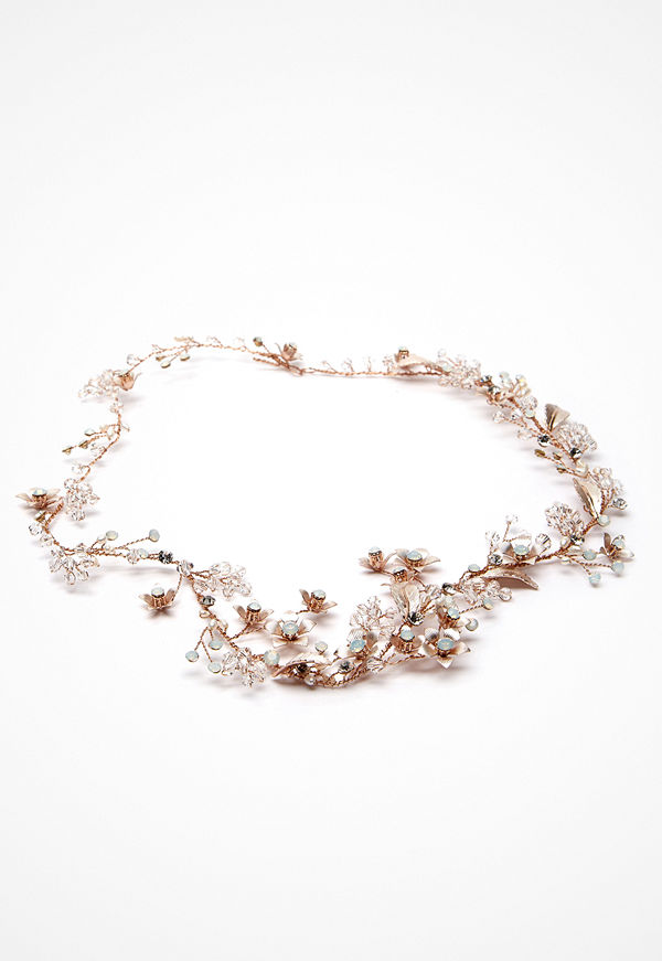 Ivory & Co smycke Cinnamon Rose Hairvine Rose