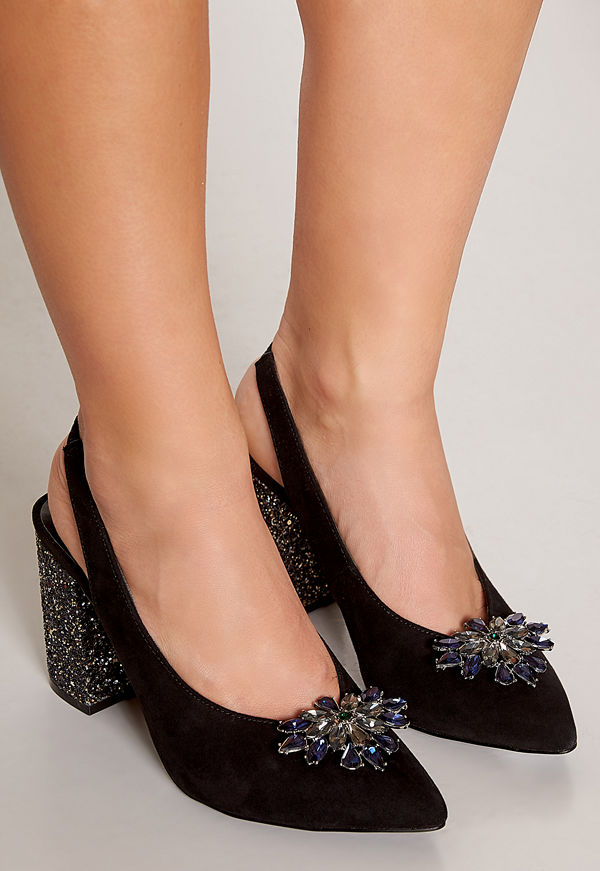 Pieces smycke Christal Shoe Clips