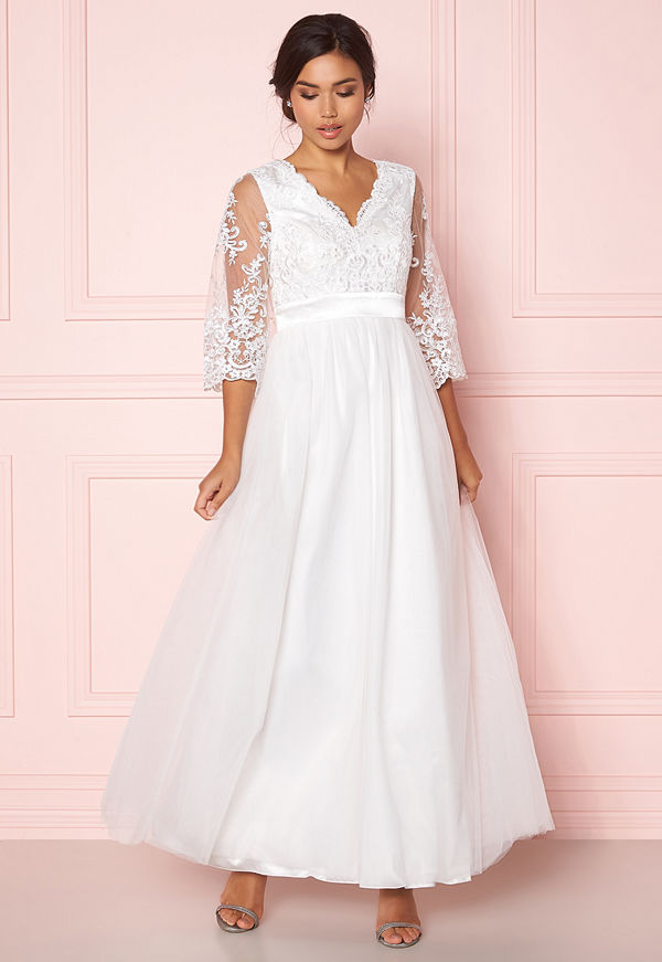 Happy Holly Francesca wedding dress White