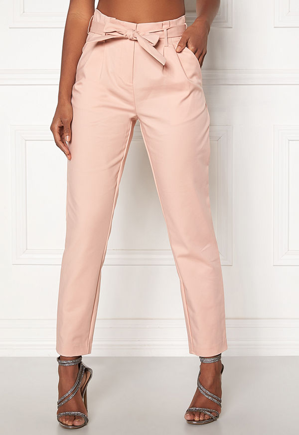 Vila persikofärgade byxor Sofina Highwaist 7/8 Pant