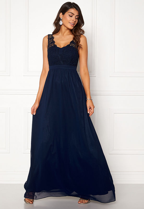 Chiara Forthi Daisy gown Dark blue