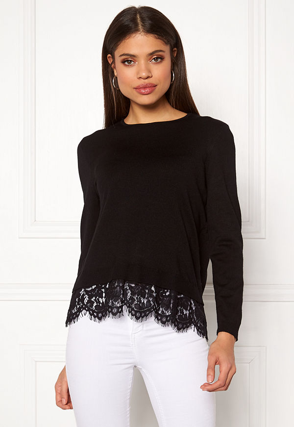 Only Cilla L/S Lace Pullover