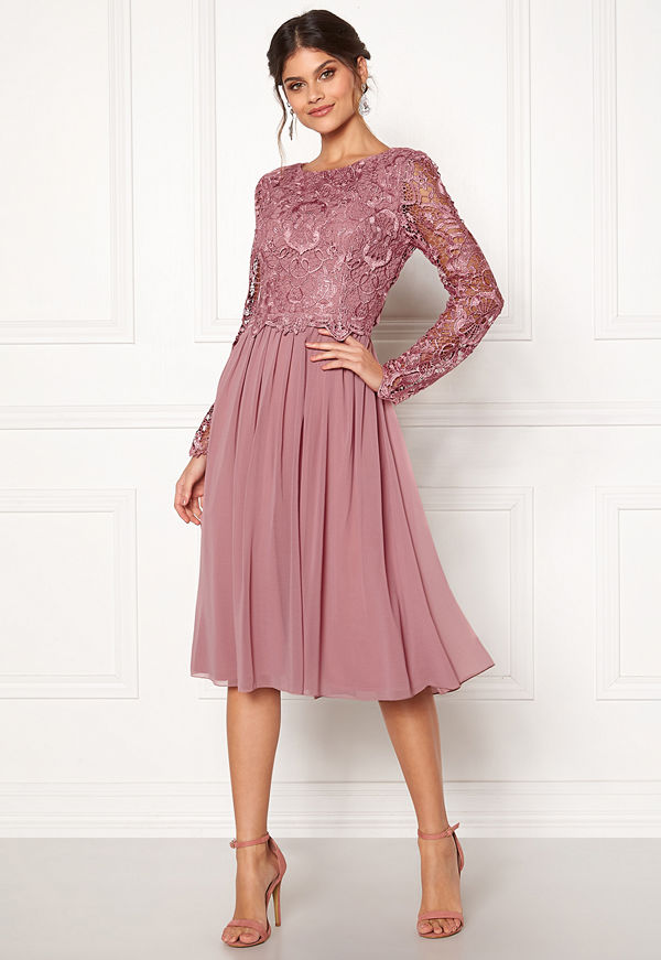 Moments New York Primrose Crochet Dress Lilac