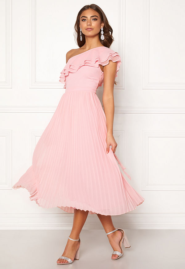 Bubbleroom Carolina Gynning Frill one shoulder dress