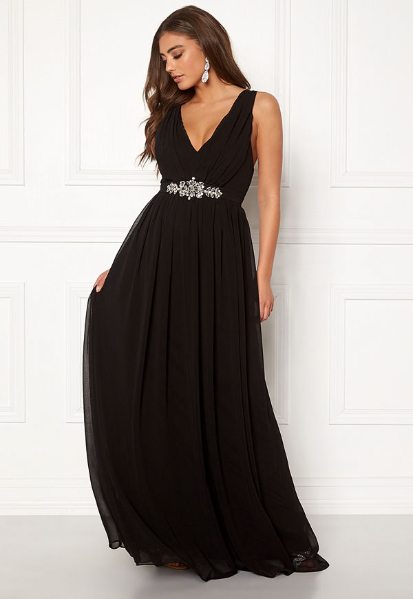 Goddiva Jewelled Maxi Dress