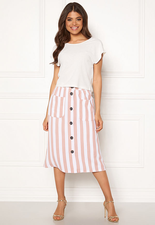 Only Madeline Piper Midi Skirt