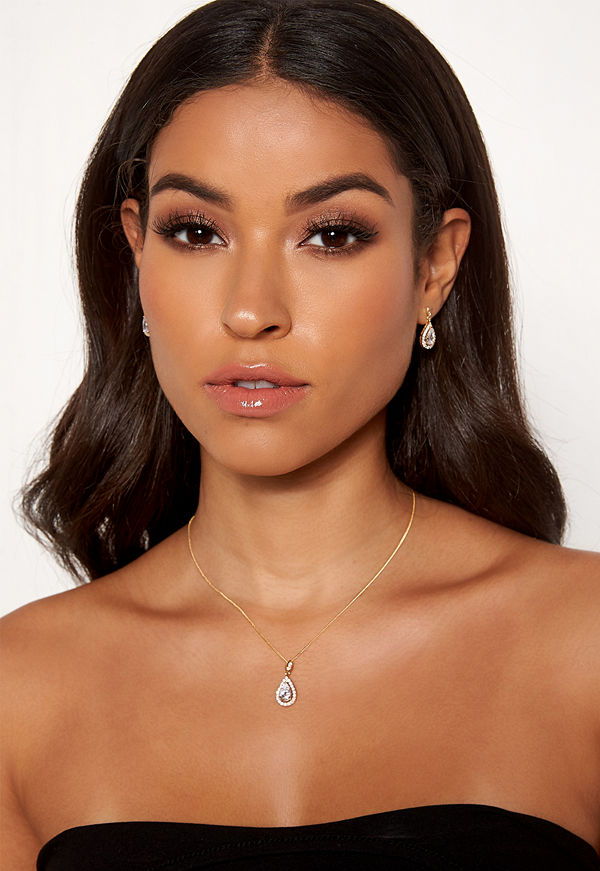 Ivory & Co halsband Belmont Gold Pendant Set