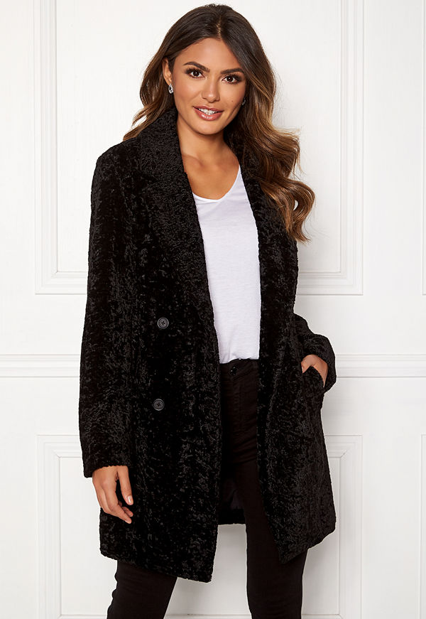 Happy Holly Sienna fur coat