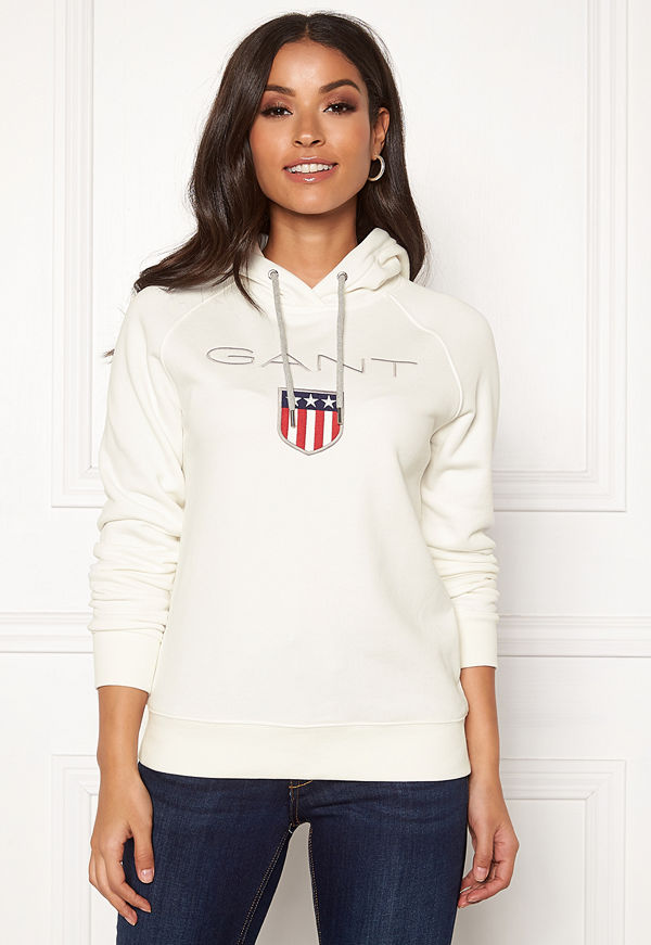 Gant Gant Shield Sweat Hoodie 113 Eggshell