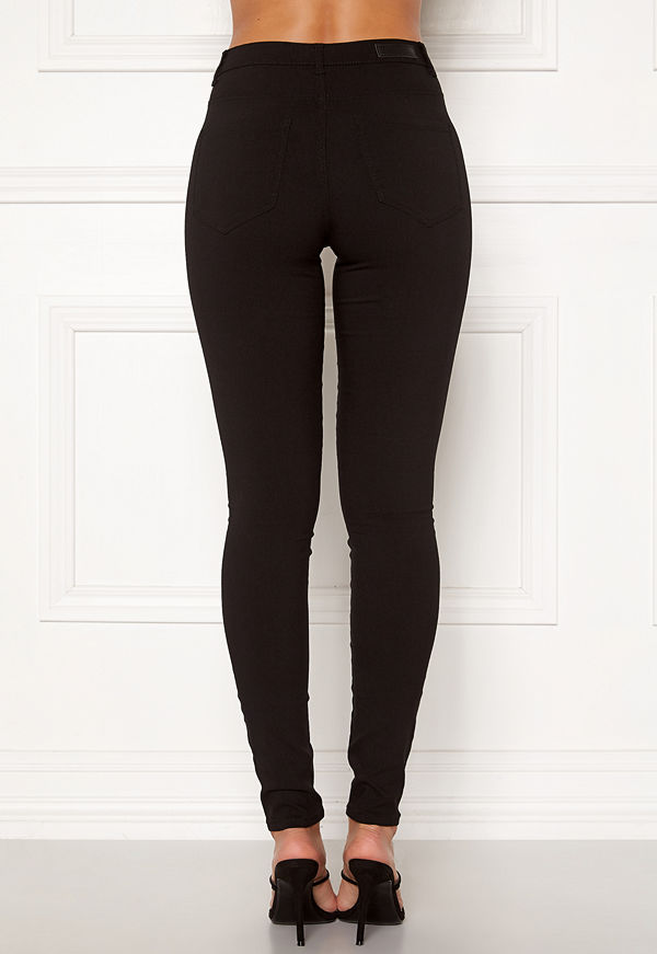 Pieces Highskin Wear Jeggings Black