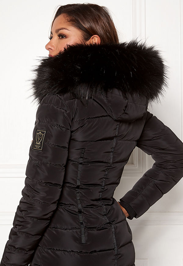 Chiara Forthi Chiara Faux Fur Collar Black