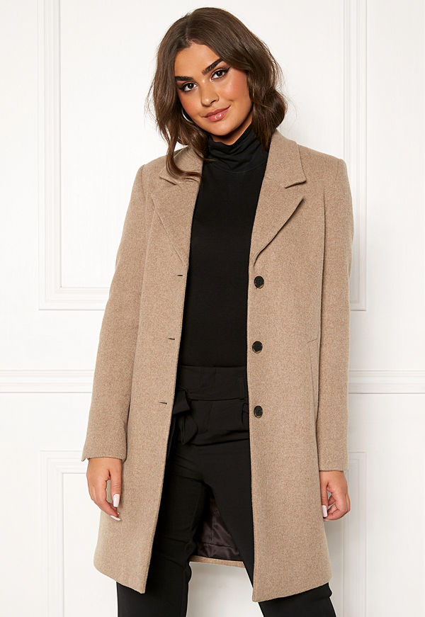 Selected Femme Sasja Wool Coat Amphora/Melange