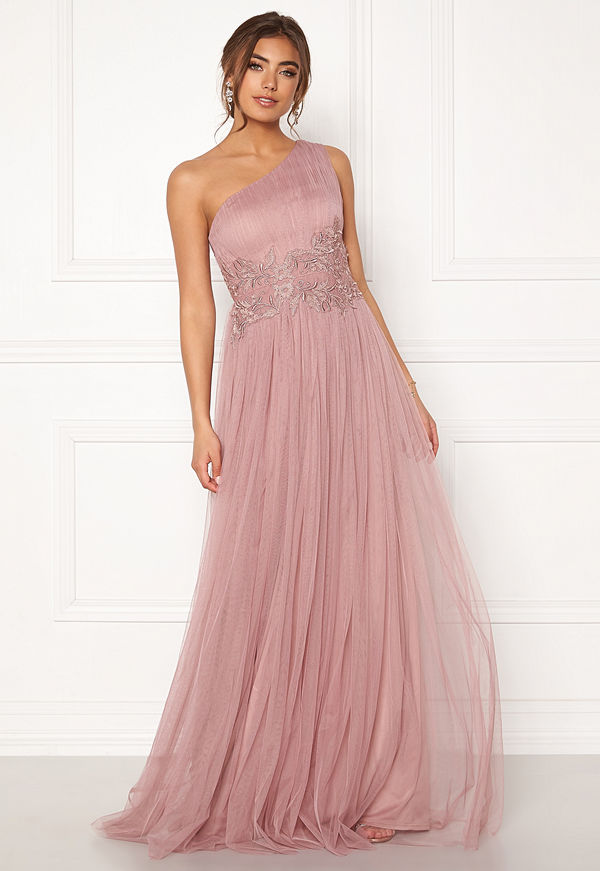Moments New York Florine Mesh Gown Old rose