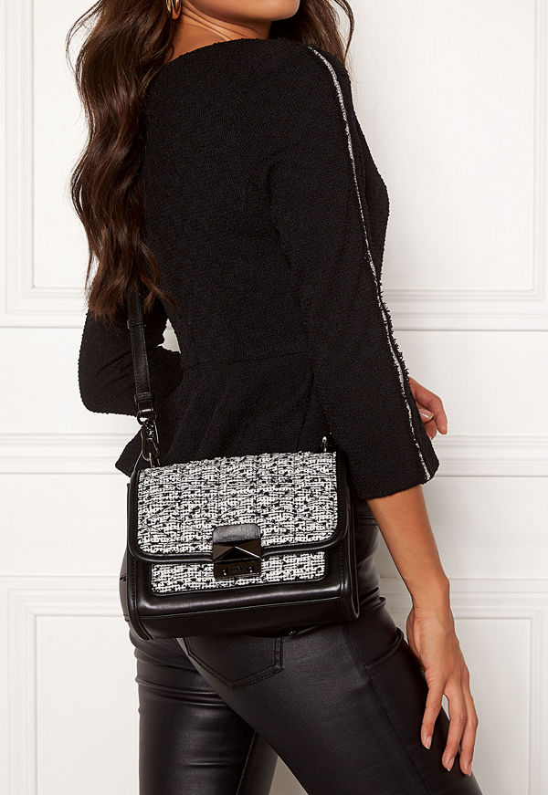 Karl Lagerfeld Quilted Tweed Small Bag