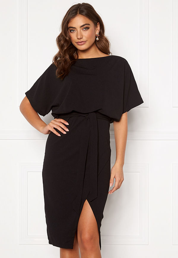 Ax Paris Tie Waist Midi Dress