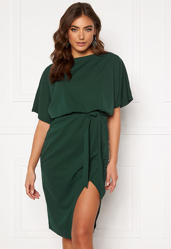 Ax Paris Tie Waist Midi Dress
