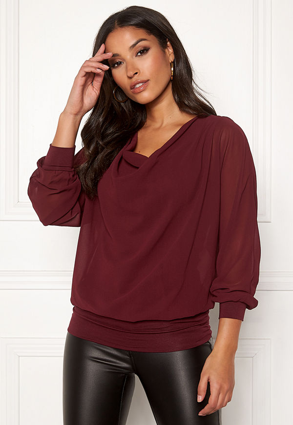Happy Holly Lisa drapy blouse