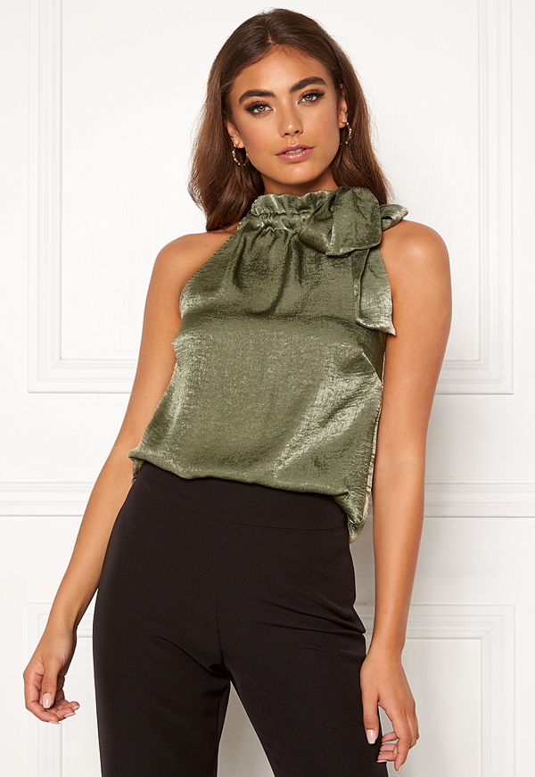 Moa Mattsson X Bubbleroom High neck tie top