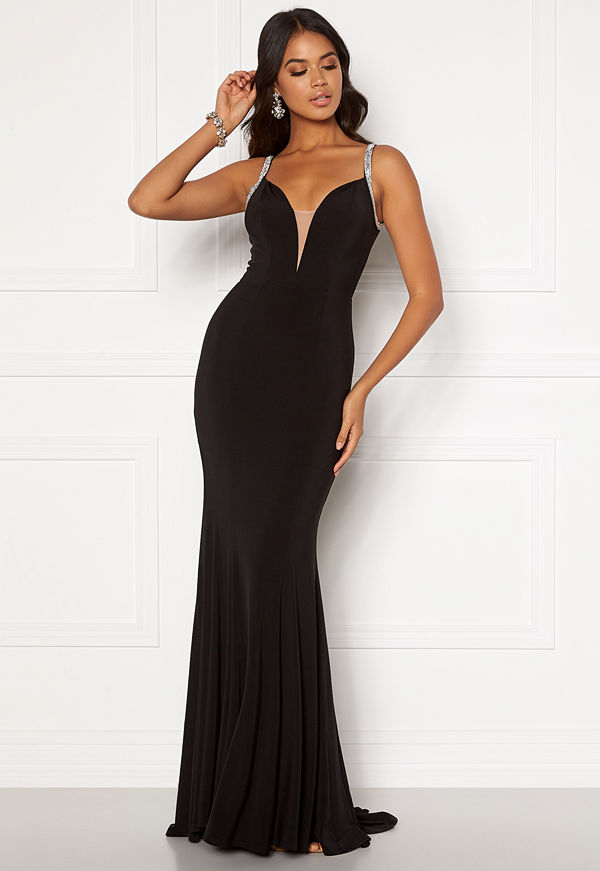 Moments New York Irina Sparkle Gown Black