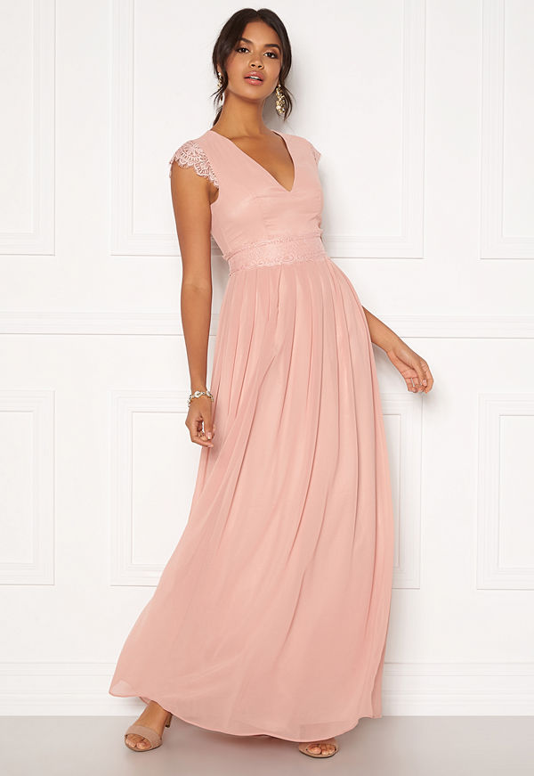 Moments New York Athena Chiffon Gown Dusty pink