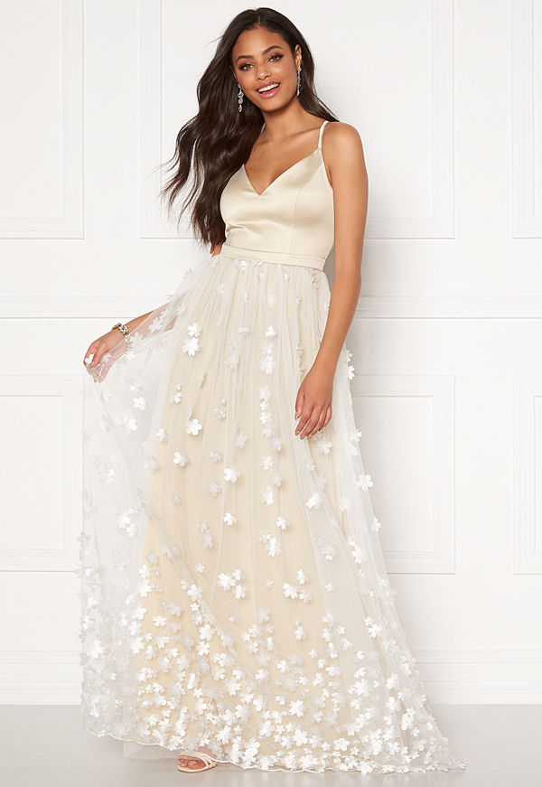 Moments New York Eline Flower Gown Champagne