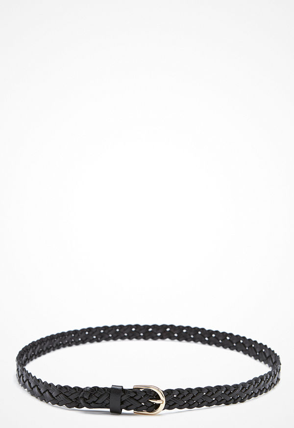 Pieces Avery Braided slim belt