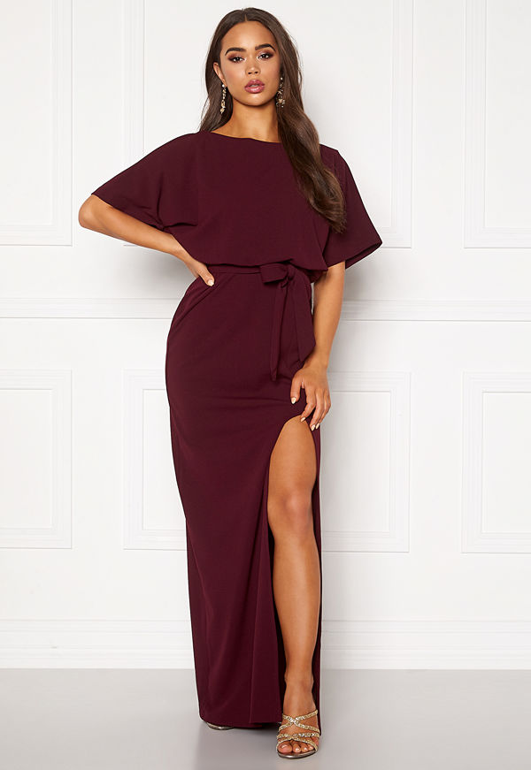 Ax Paris Tie Waist Maxi Dress