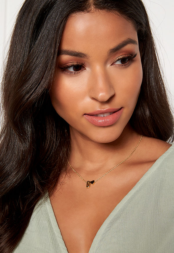 Bubbleroom halsband Heart letter necklace